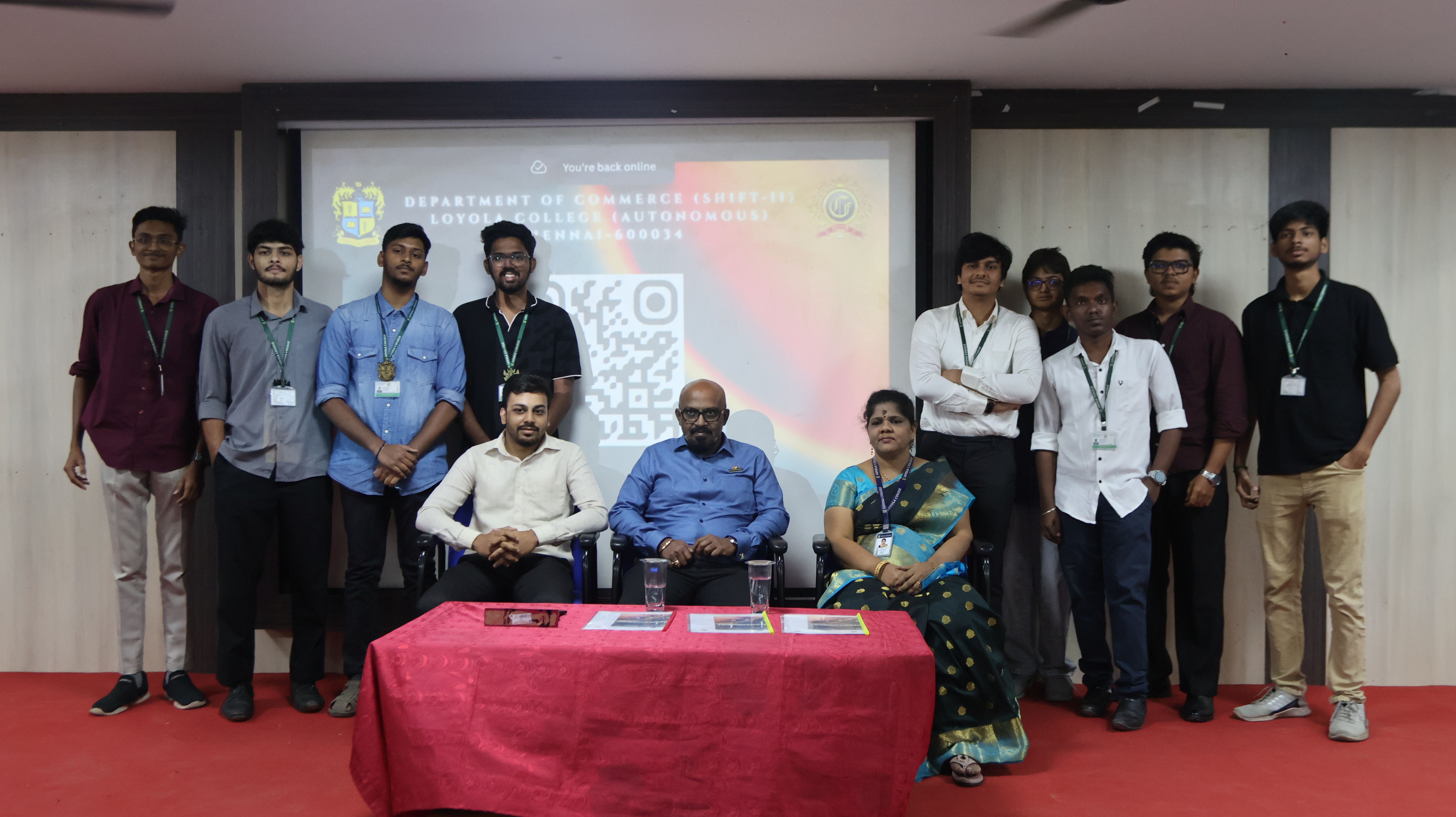 Loyola College Session Students